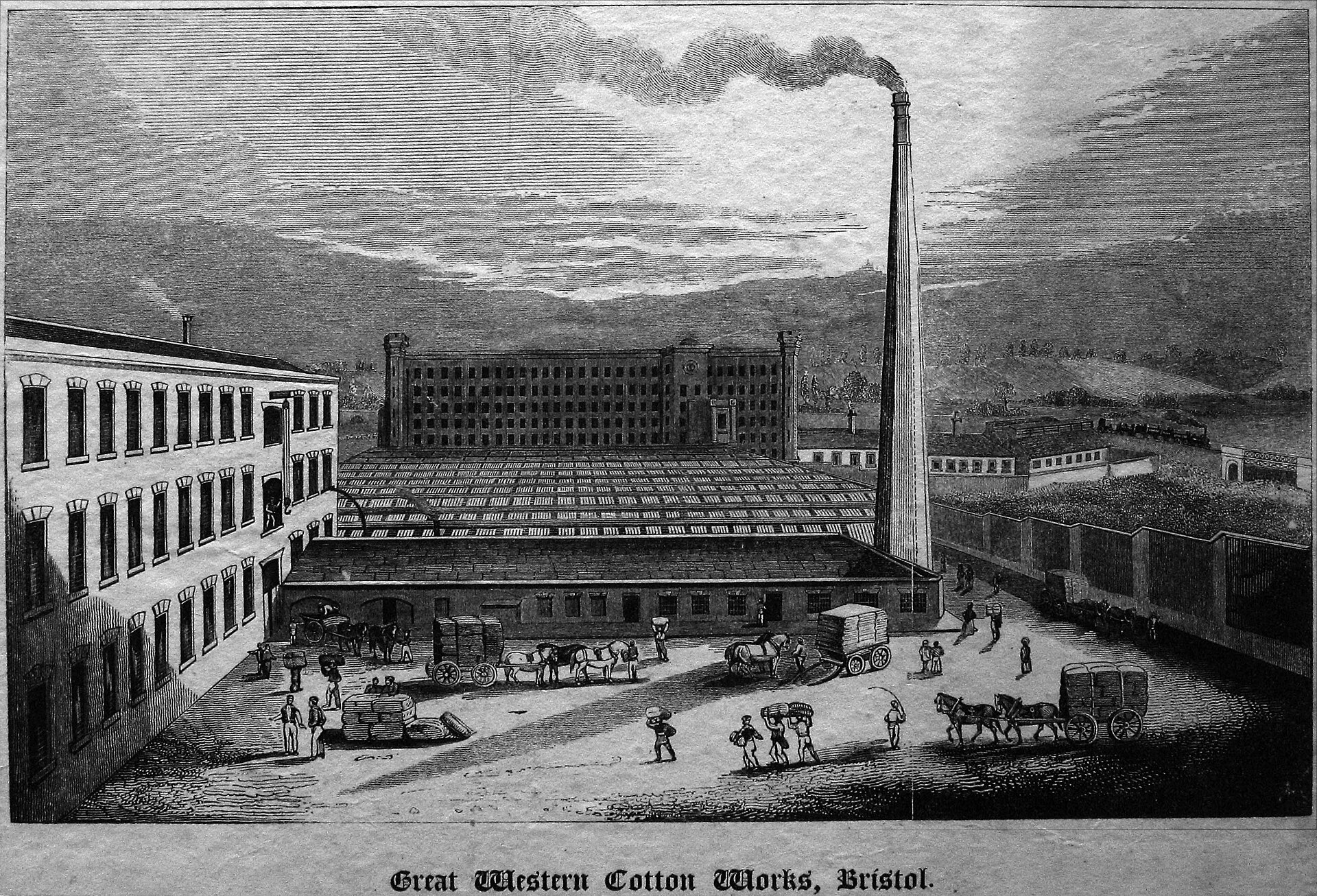 Manufacture textile, XIXe siècle