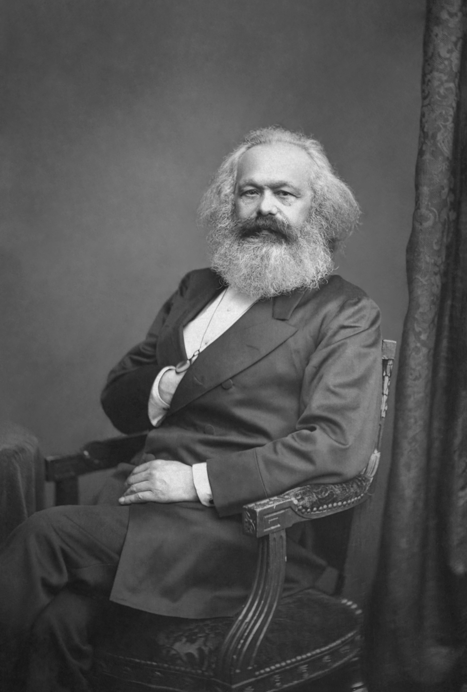 Karl Marx, photographie de John Mayall, 1875